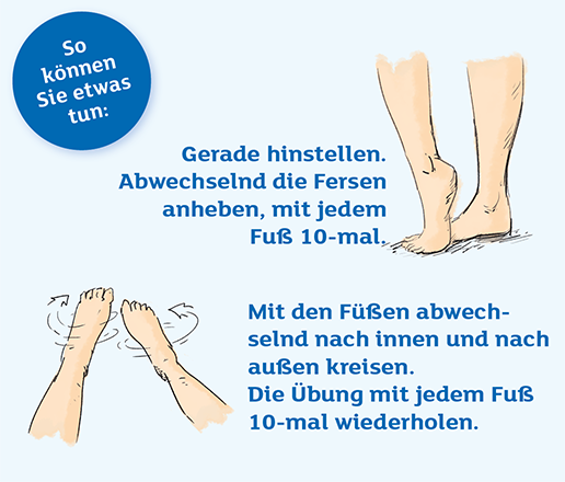 „Homeoffice-Thrombose“ effektiv vorbeugen